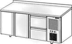 Холодильный стол TM3GN-002-G (среднетемпературный)